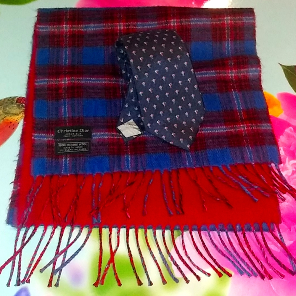 Dior Silk 👔& Wool Scarf